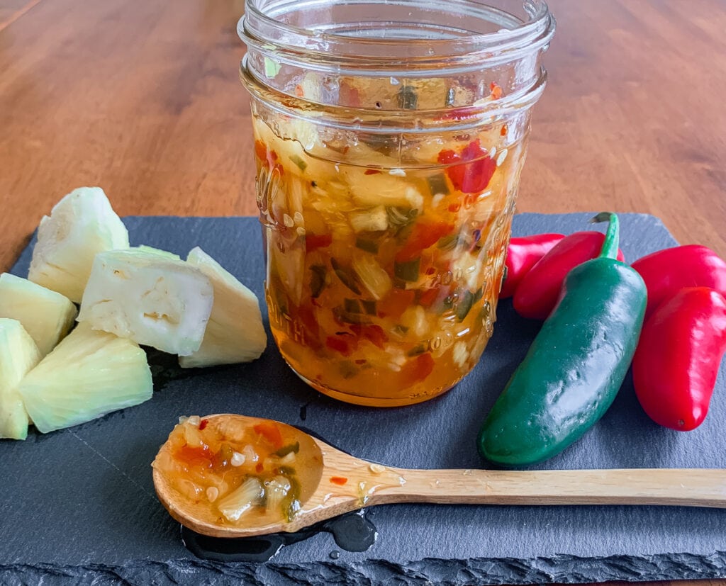 Sweet and Spicy Pineapple Pepper Jam