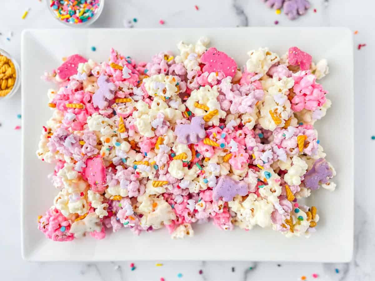 Unicorn Popcorn For A Magical Party!