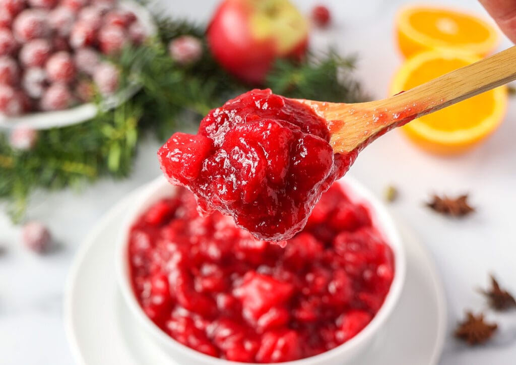 Finished Cranberry Sauce
