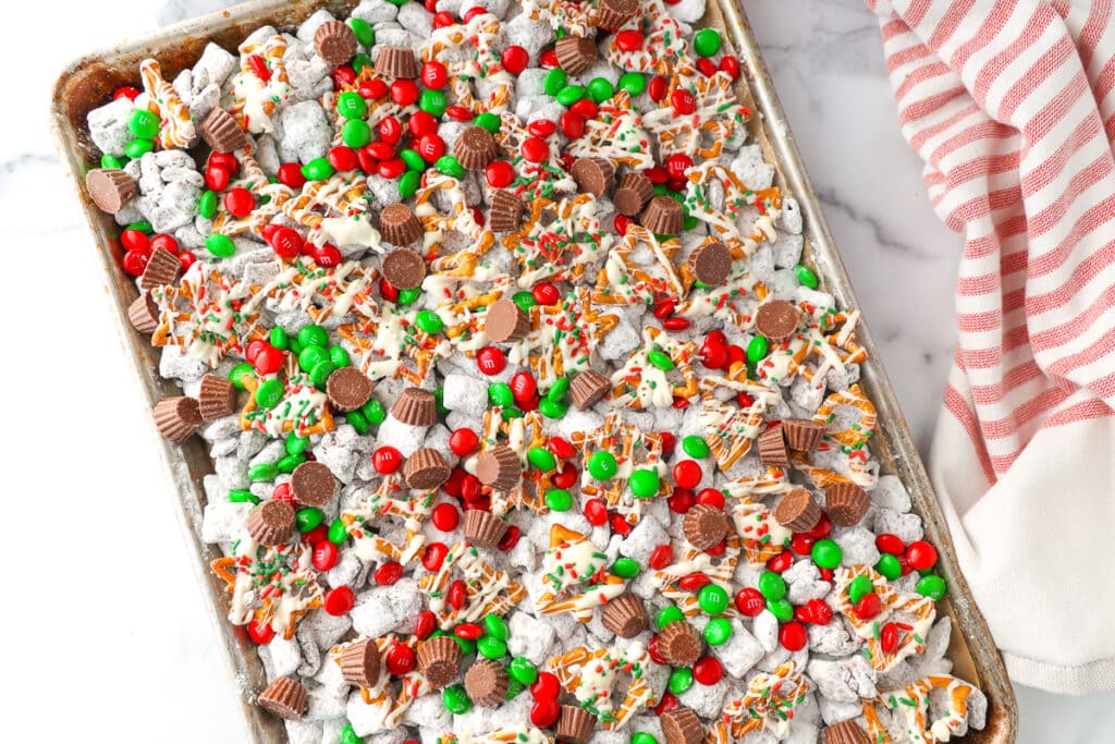 Finished Christmas Puppy Chow