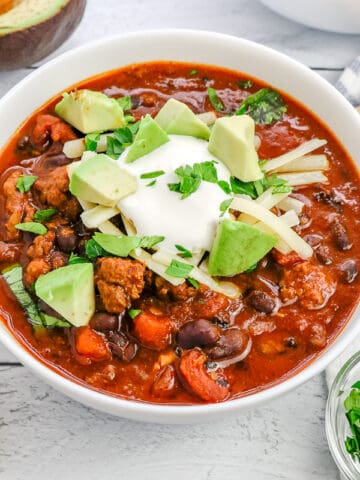 Instant Pot Chili Made with Dry Beans