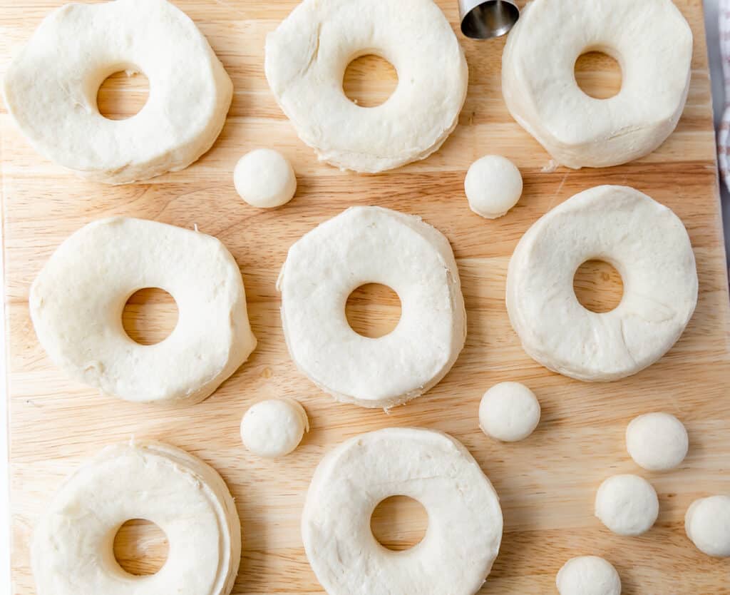 Donuts cut out