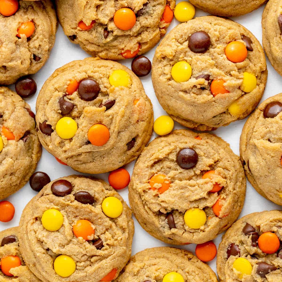 Reese’s Pieces Peanut Butter Cookies