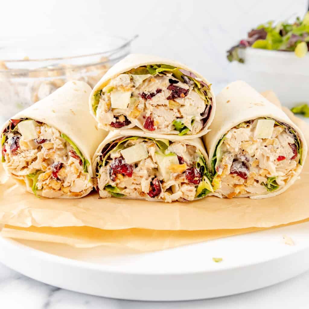 Easy Chicken Salad Wrap Recipe Barefoot In The Pines Easy Chicken Salad Wrap Recipe Barefoot In The Pines